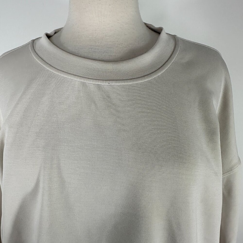 Lululemon Perfectly Oversized Crop Crew Chrome 8 RARE - Picture 6 of 11